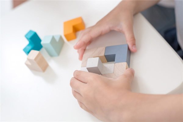 T8KY00000334 05 - Puzzle Cubo 3D de madera Plantoys
