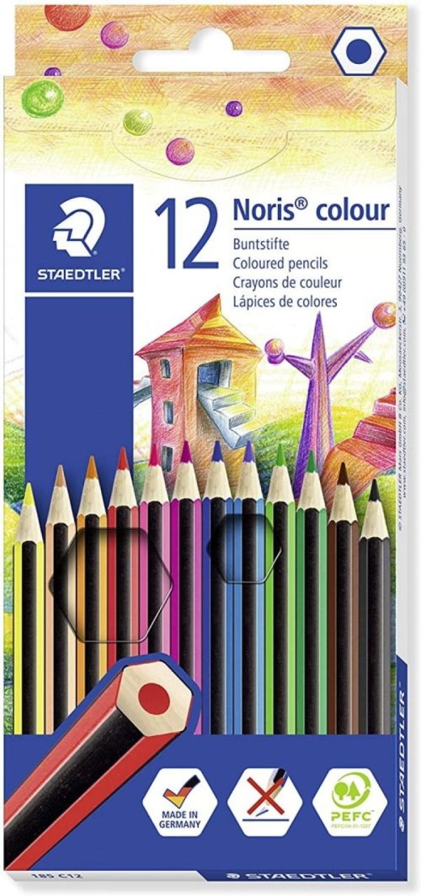 crianzactiva Estuche 12 Lapices Noris Colour 185 Colores - Estuche 12 Lapices Noris Colour 185 Colores