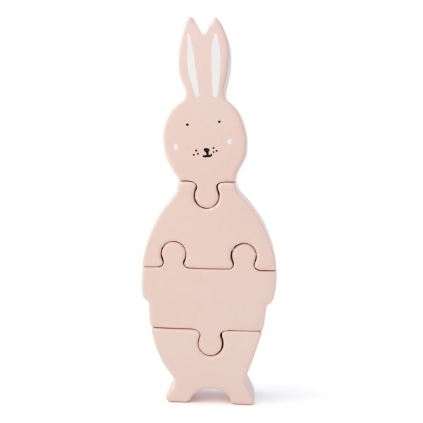 - Puzle Montessori de Animales Conejo de madera Trixie
