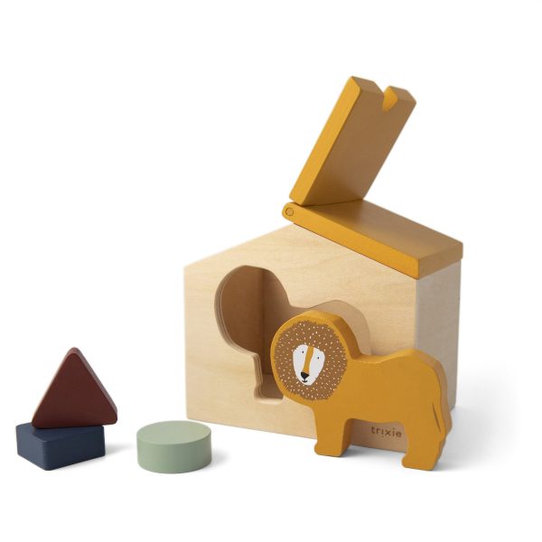 - Pack león juguetes de madera Montessori 12-18 meses Trixie
