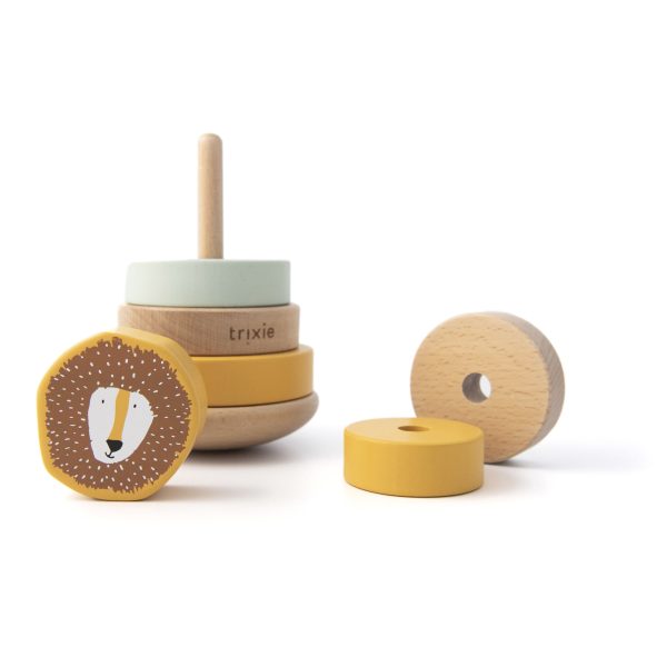 - Pack león juguetes de madera Montessori 12-18 meses Trixie