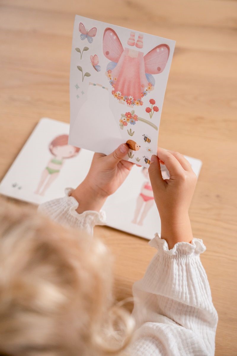 Libro con Pegatinas Infantil Little Dutch