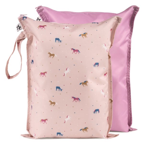 BOLSA IMPERMEABLE 5 - Pack 2 bolsas impermeables Unicornio y Blush Tiny Twinkle