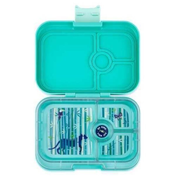 Fiambrera Yumbox Tapas 4C Tropical Aqua + Panther